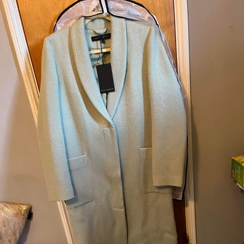 Brand New snake skin wool talored coat